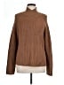 Universal Standard Solid Brown Turtleneck Sweater Size 12 (XS) - photo 1
