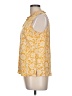 Talbots 100% Viscose Yellow Sleeveless Blouse Size L - photo 5
