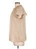 Express 100% Polyester Tan Short Sleeve Blouse Size L - photo 5