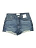 Fabletics Blue Denim Shorts Size 30 waist - photo 1