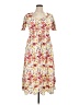 Assorted Brands Floral Ivory Casual Dress Size XL - photo 1