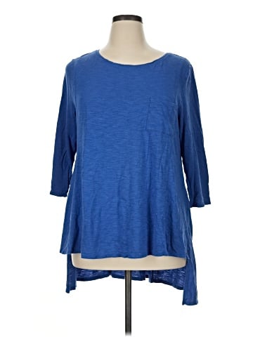 Chico's 3/4 Sleeve T-Shirt (view 1)