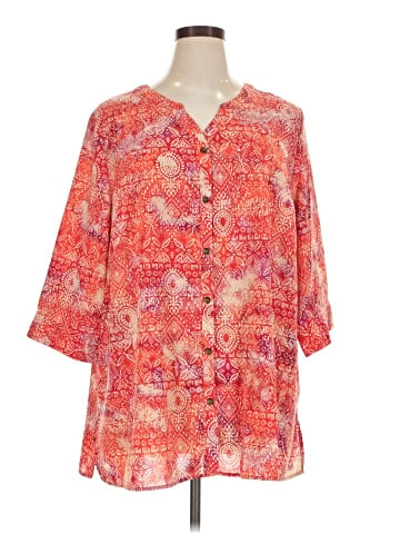 Catherines 3/4 Sleeve Blouse (view 1)