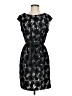 Alex Evenings 100% Polyester Floral Black Cocktail Dress Size 8 - photo 1