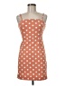 Forever 21 Polka Dots Orange Casual Dress Size M - photo 1