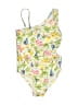 Old Navy Print Yellow One Piece Swimsuit Size 3T - photo 1