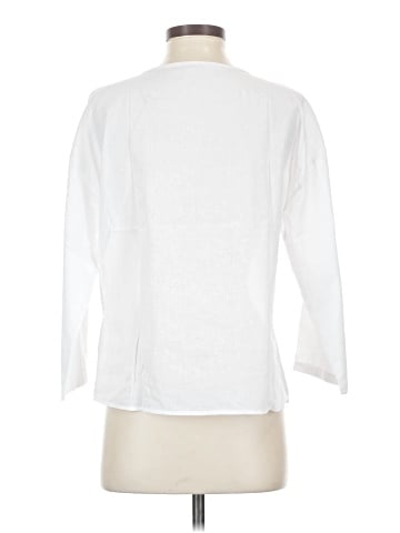 Unbranded 3/4 Sleeve Button-Down Shirt (view 2)