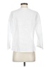 Unbranded 100% Linen White 3/4 Sleeve Button-Down Shirt Size S - photo 2