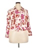 Love Floral Pink 3/4 Sleeve Blouse Size XXL - photo 1