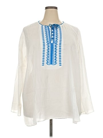 Lauren by Ralph Lauren 3/4 Sleeve Blouse (view 1)