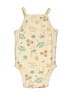 Old Navy 100% Cotton Print Tan One Piece Swimsuit Size 12-18 mo - photo 2