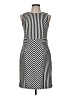 Apt. 9 Chevron-herringbone Black Casual Dress Size 8 - photo 1