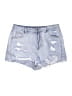 Shein Blue Denim Shorts Size 12 - photo 1