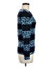 Neiman Marcus Animal Print Blue Pullover Sweater Size M - photo 4