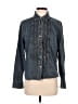 St. John's Bay 100% Cotton Blue Long Sleeve Blouse Size M - photo 1