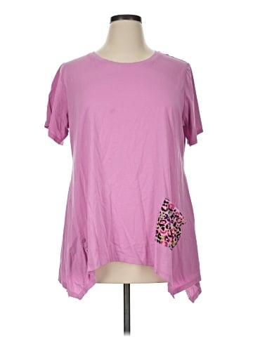 LOGO by Lori Goldstein Short Sleeve T-Shirt (view 1)