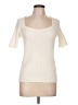 BOSS by HUGO BOSS Ivory Short Sleeve Top Size L - photo 1
