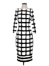 Eliza J Houndstooth Gray Cocktail Dress Size 4 - photo 1