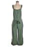 Sundry 100% Cotton Solid Green Jumpsuit Size Med (2) - photo 1