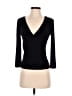 BCBG Black 3/4 Sleeve Top Size M - photo 1