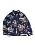 Carter's Floral Blue Track Jacket Size 2T - photo 1