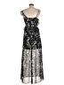BCBGeneration 100% Polyester Floral Black Cocktail Dress Size 6 - photo 2