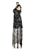 BCBGeneration 100% Polyester Floral Black Cocktail Dress Size 6 - photo 5