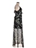 BCBGeneration 100% Polyester Floral Black Cocktail Dress Size 6 - photo 4