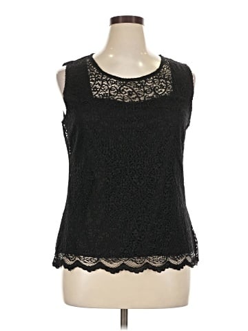 Roz & Ali Sleeveless Blouse (view 1)