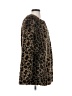MNG Suit Animal Print Brown Faux Fur Jacket Size S - photo 4