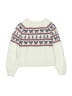 Janie and Jack Print Ivory Pullover Sweater Size 4 - photo 1