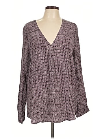 Joie Long Sleeve Silk Top (view 1)