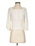 1.State 100% Polyester Ivory 3/4 Sleeve Blouse Size S - photo 1