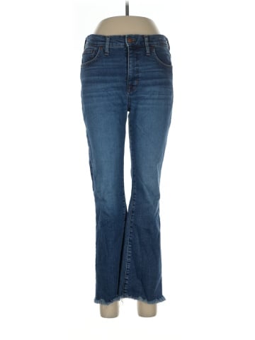 Madewell Kick Out Crop Jeans in Brinton Wash: Raw-Hem Edition (view 1)