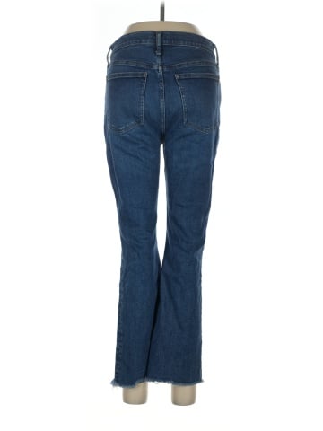Madewell Kick Out Crop Jeans in Brinton Wash: Raw-Hem Edition (view 2)