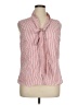 Tahari by ASL Red Sleeveless Button-Down Shirt Size XL - photo 1