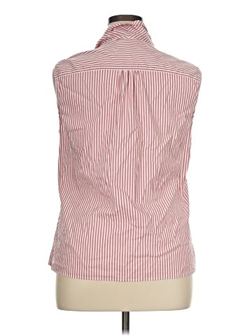 Tahari by ASL Sleeveless Button-Down Shirt (view 2)