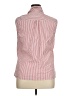 Tahari by ASL Red Sleeveless Button-Down Shirt Size XL - photo 2