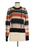 Ella Moss Stripes Black Pullover Sweater Size M - photo 1