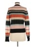 Ella Moss Stripes Black Pullover Sweater Size M - photo 2