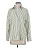 Zara Stripes Green 3/4 Sleeve Blouse Size XS - photo 1