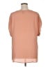 Bobeau 100% Polyester Orange Short Sleeve Top Size 1X - photo 2