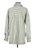 Zara Stripes Green 3/4 Sleeve Blouse Size XS - photo 2