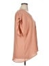 Bobeau 100% Polyester Orange Short Sleeve Top Size 1X - photo 4