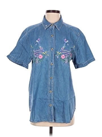 Bobbie Brooks Short Sleeve Button-Down Shirt (view 1)