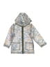 Old Navy 100% Polyurethane Silver Raincoat Size 4T - photo 1