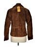 Coldwater Creek 100% Leather Brown Blazer Size M - photo 2
