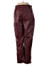 Almost Famous 100% Polyester Burgundy Casual Pants Size S - photo 2