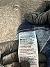 Chico's Stars Blue Jeans Size Lg (2) - photo 9