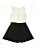 By & By Color Block Ivory Black Dress Size 14 - photo 2